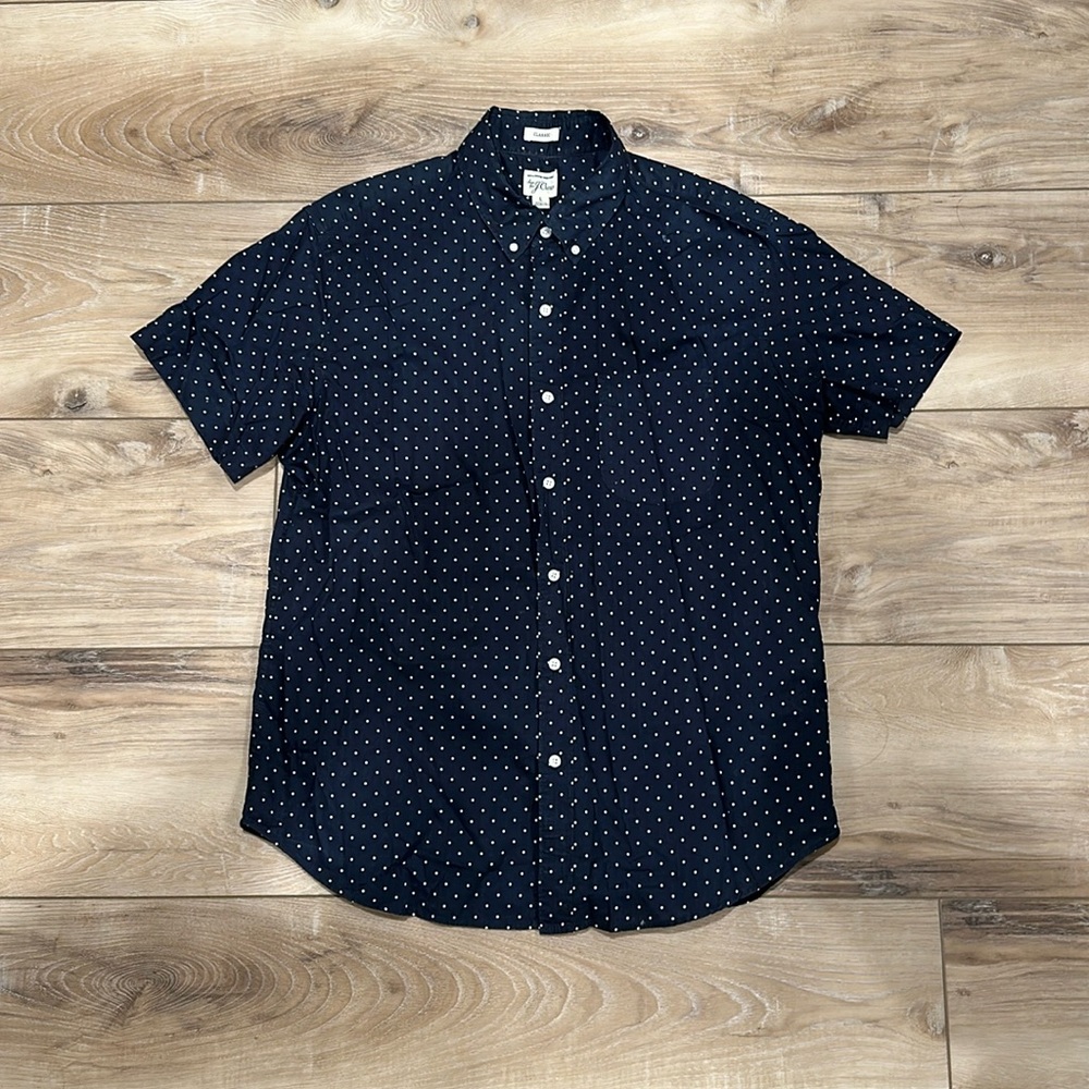 J Crew Mens Short Sleeve Shirt